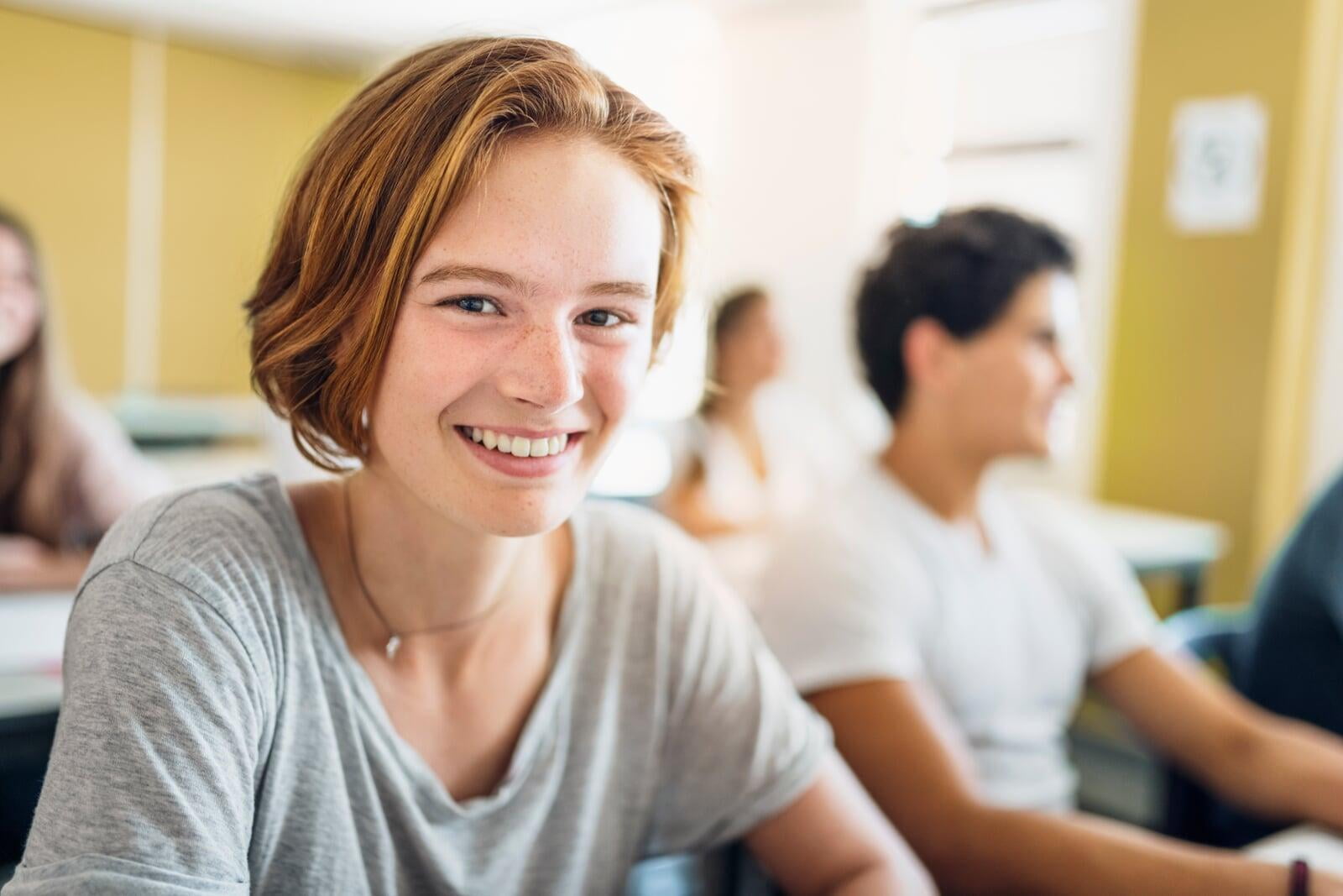 High School aged student. 